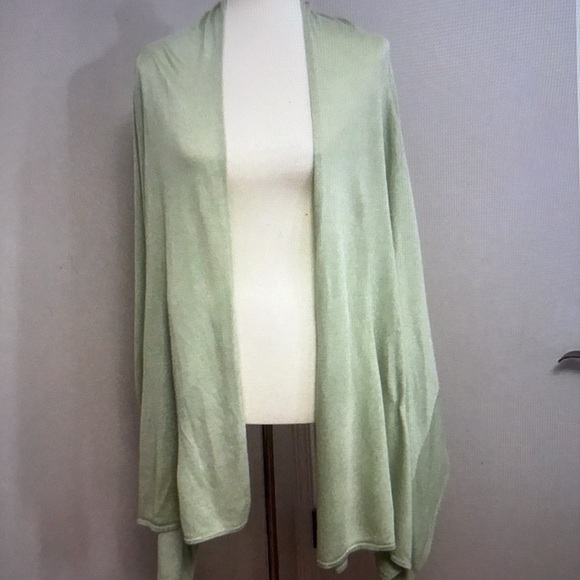 Kenneth Cole Mint Wrap Cardigan Size Small Medium - Picture 2 of 8